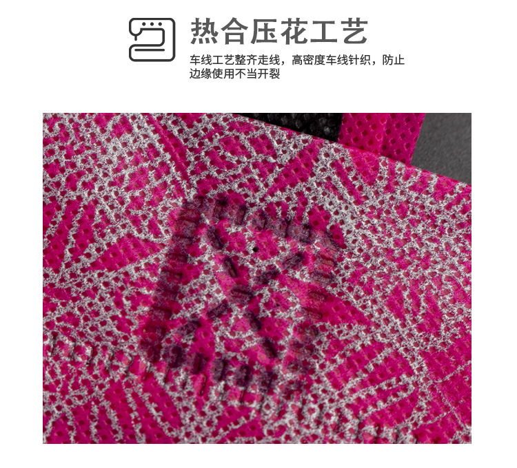優(yōu)質廠家生產定制個性創(chuàng)意喜慶送禮加厚凸印膠印手提無紡布袋