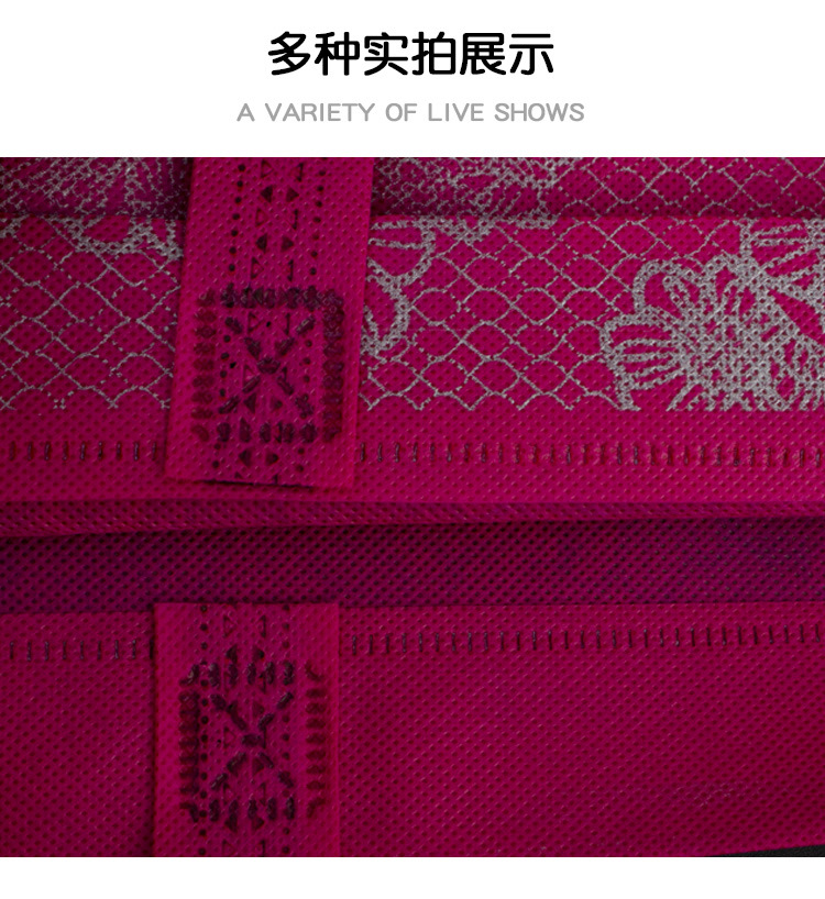 優(yōu)質廠家生產定制個性創(chuàng)意喜慶送禮加厚凸印膠印手提無紡布袋